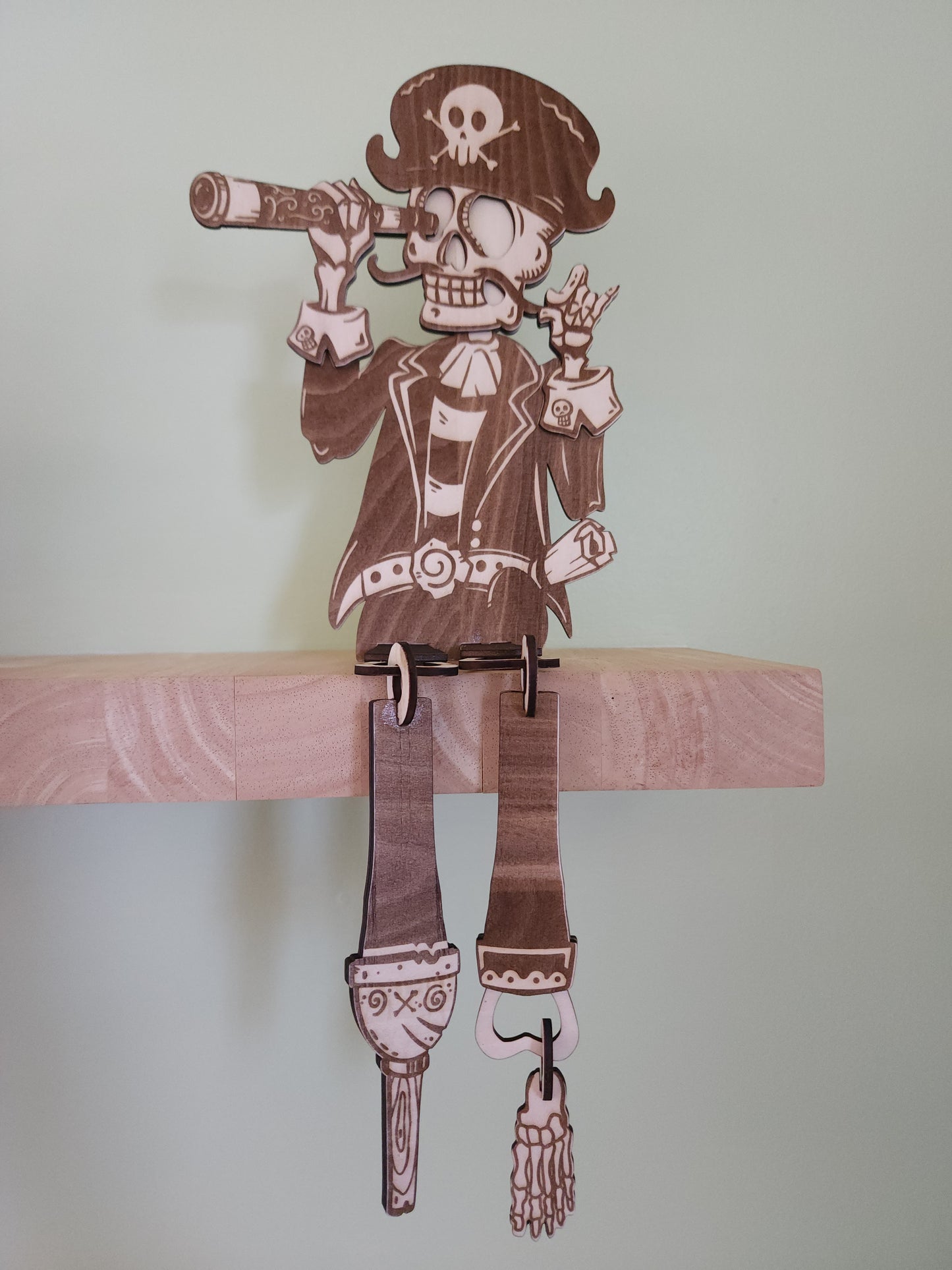 Sitting Pirates 3D Birchwood