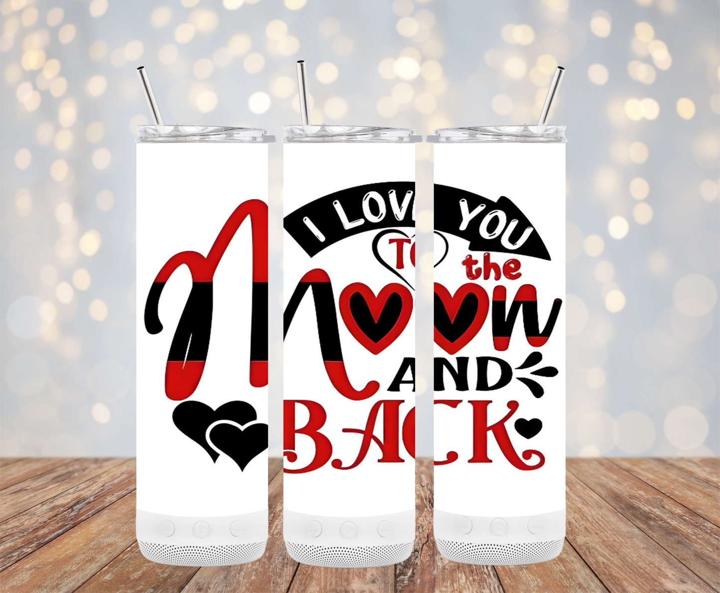 I love you to the Moon and Back (Valentine Tumbler)