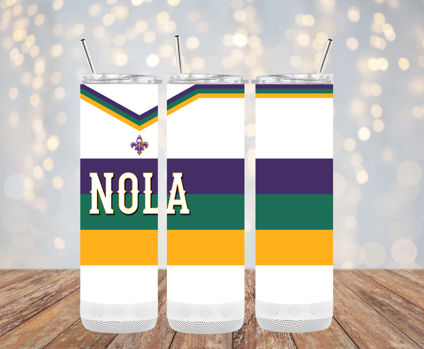 Pelicans Mardi Gras Jersey (Mardi Gras Tumbler)