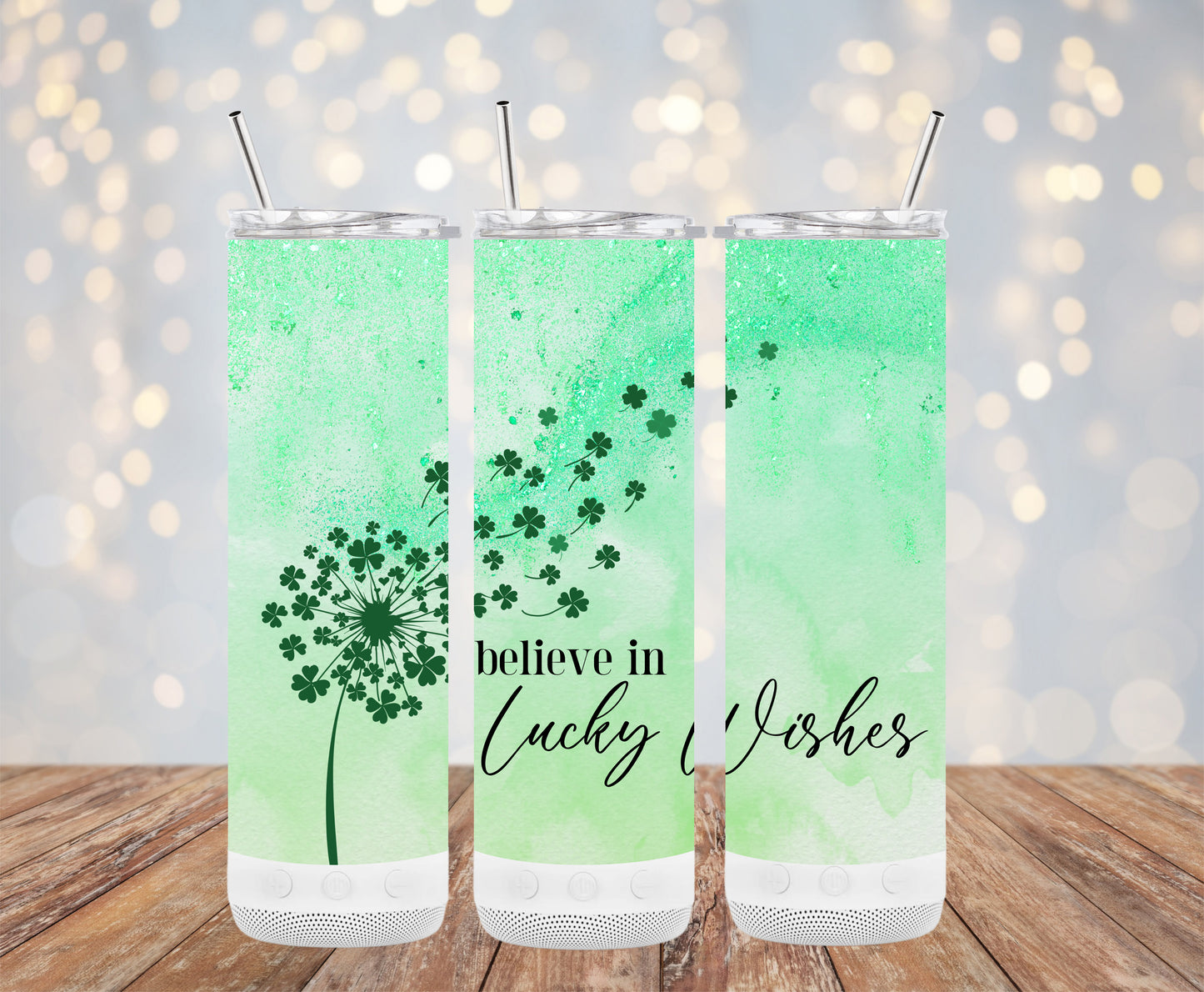Believe in Lucky Wishes (St. Patrick's Tumbler)