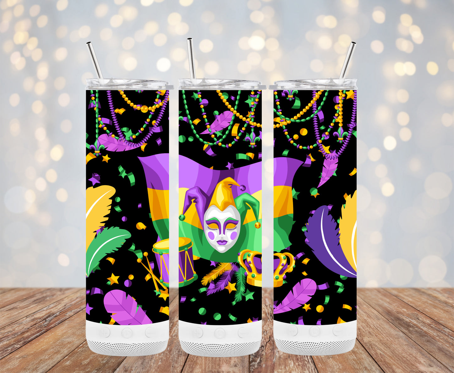 Mardi Gras Celebration (Mardi Gras Tumbler)