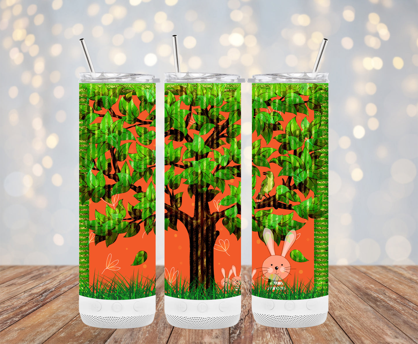 Easter Orange Tumbler Bunny (Easter Tumbler)