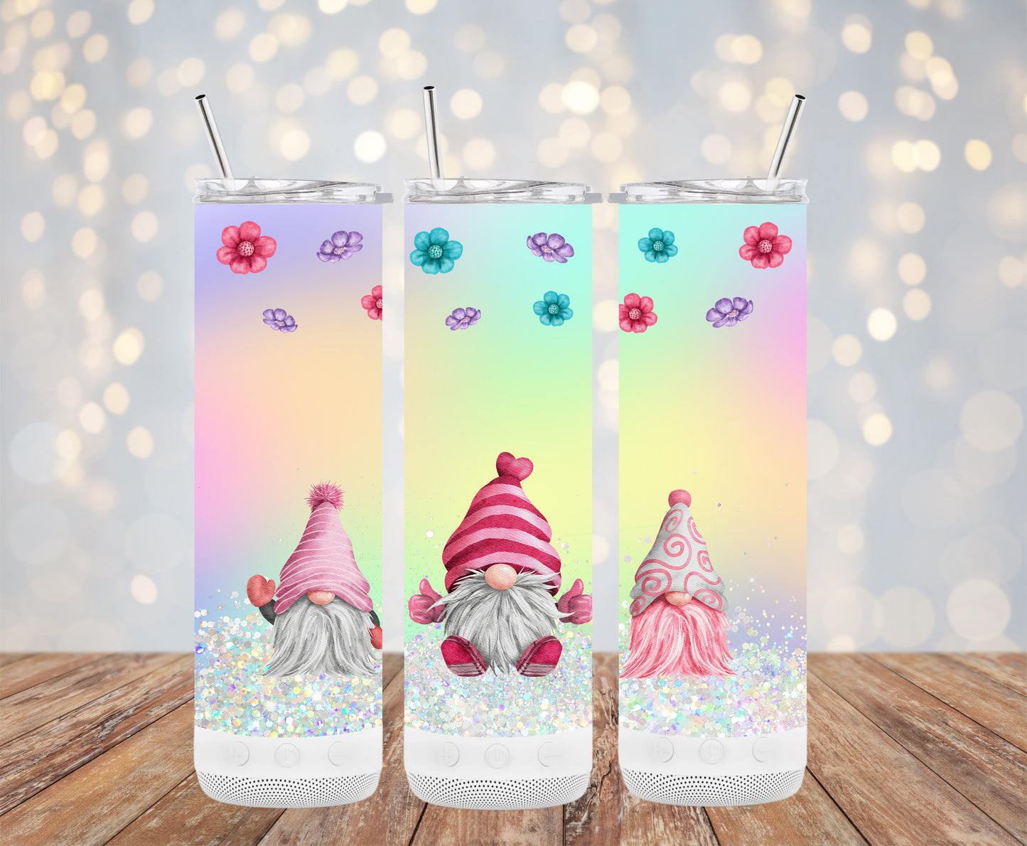 Gnome Easter Rainbow  (Easter Tumbler)