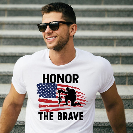 Honor the Brave American Flag